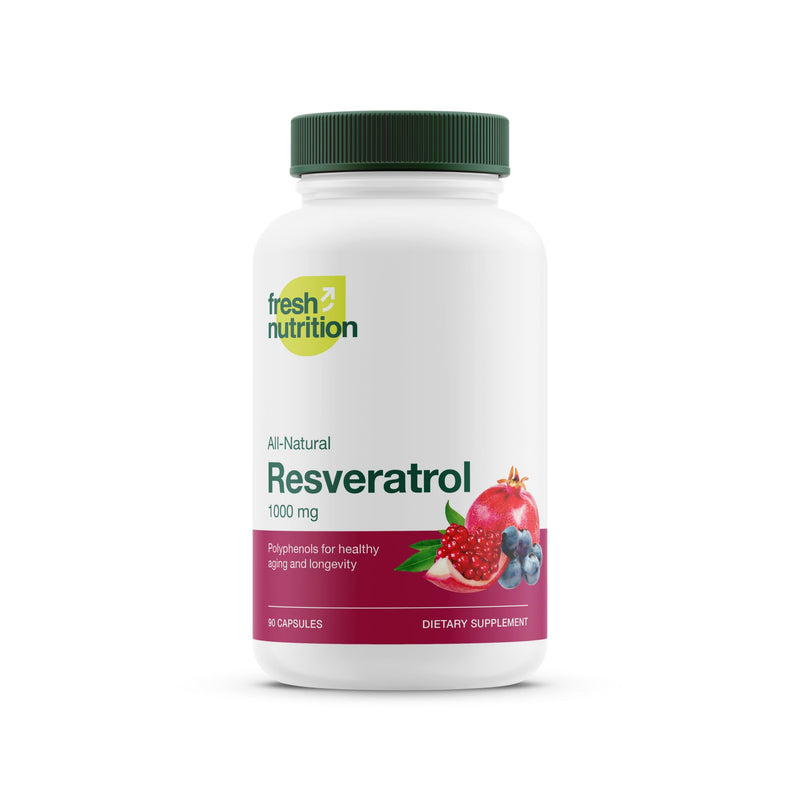 Resveratrol Supplement - Trans-resveratrol Extra Strength 750mg - Natural, Pure and Potent Polyphenols Supplement - Vegan, Non GMO, Gluten-free - 90 Capsules 90 Count (Pack of 1)