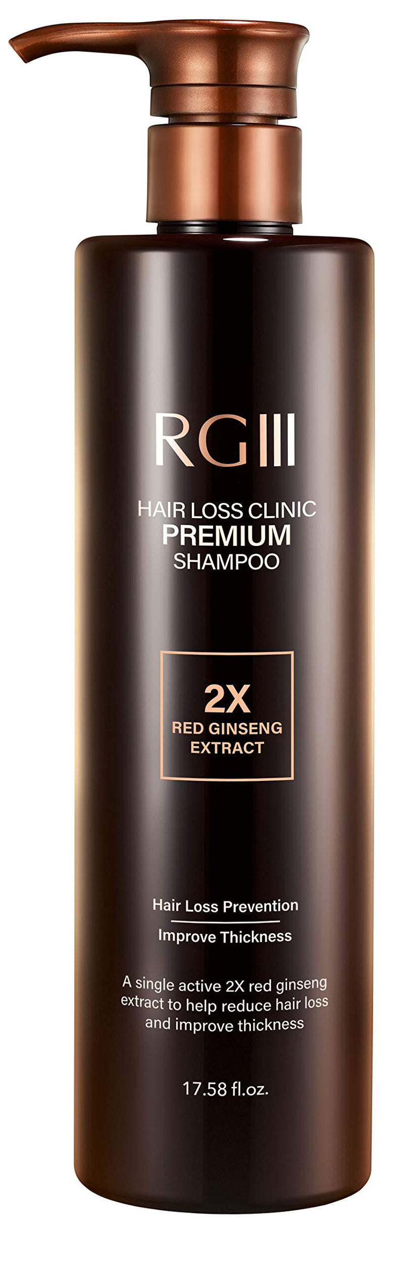 RG3 RGIII PREMIUM HAIR LOSS CLINIC SHAMPOO (ONE BOTTLE)