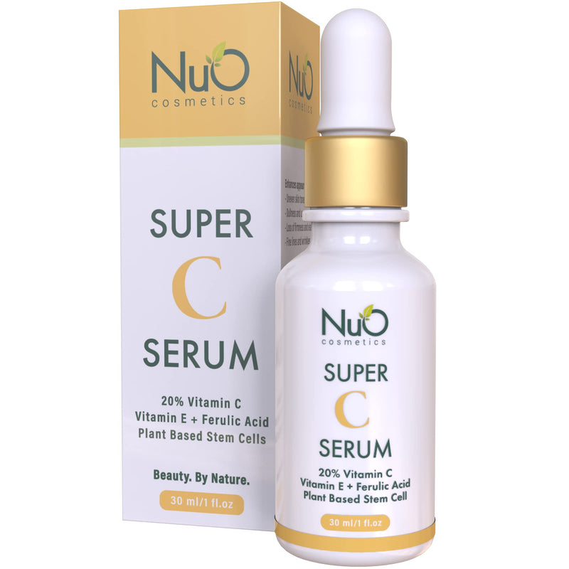 Gentle Vitamin C Serum, Non-Stinging Sodium Ascorbyl Phosphate, 30ml | No Orange Oxidation, With Ferulic Acid and Tocopherol, Fragrance-Free, Layers Under Moisturizer