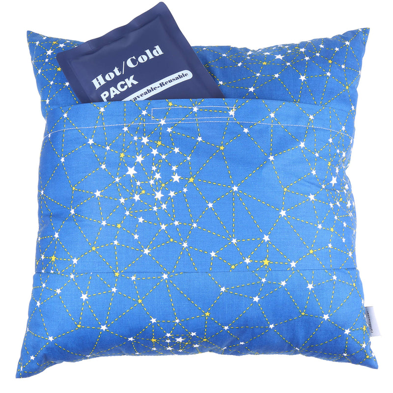 [Australia] - rainbowstar Hysterectomy Tummy Pillow with Pocket for Cervical Cancer Abdominal Surgery Abdomen Healing Protector Hernia Repair Organ Transplants C-Section Recovery Support Cobalt Blue 