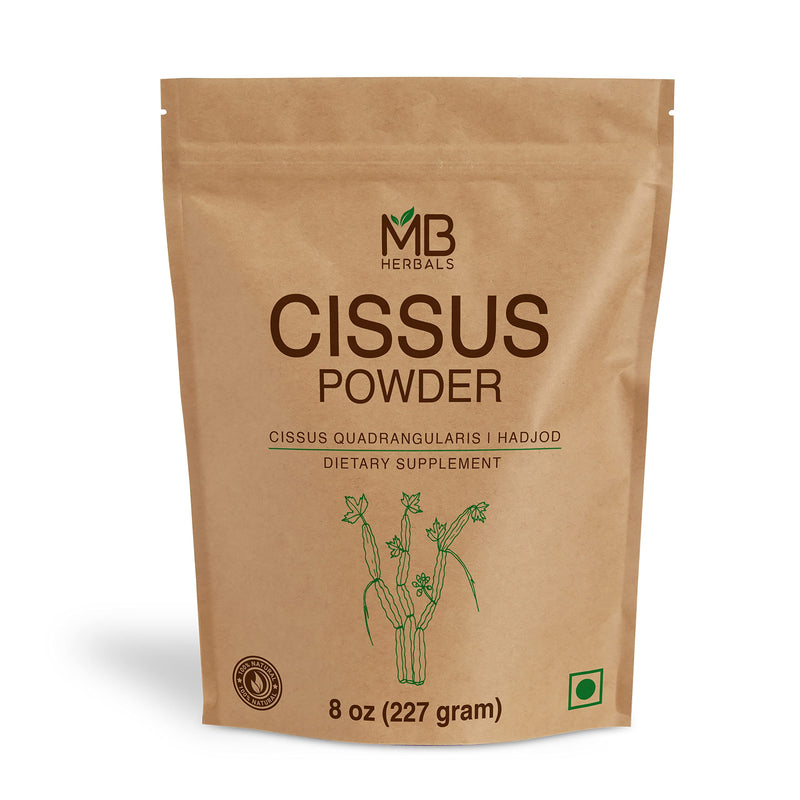 [Australia] - MB Herbals Cissus (Hadjod) Powder 227g | 8 oz| Half Pound | Cissus quadrangularis St. Powder 