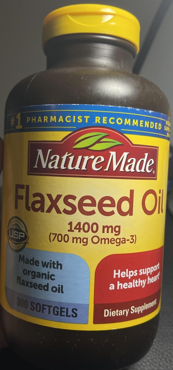[Australia] - Nature Made Flaxseed Oil 1,400 mg Softgels (300 Count) 
