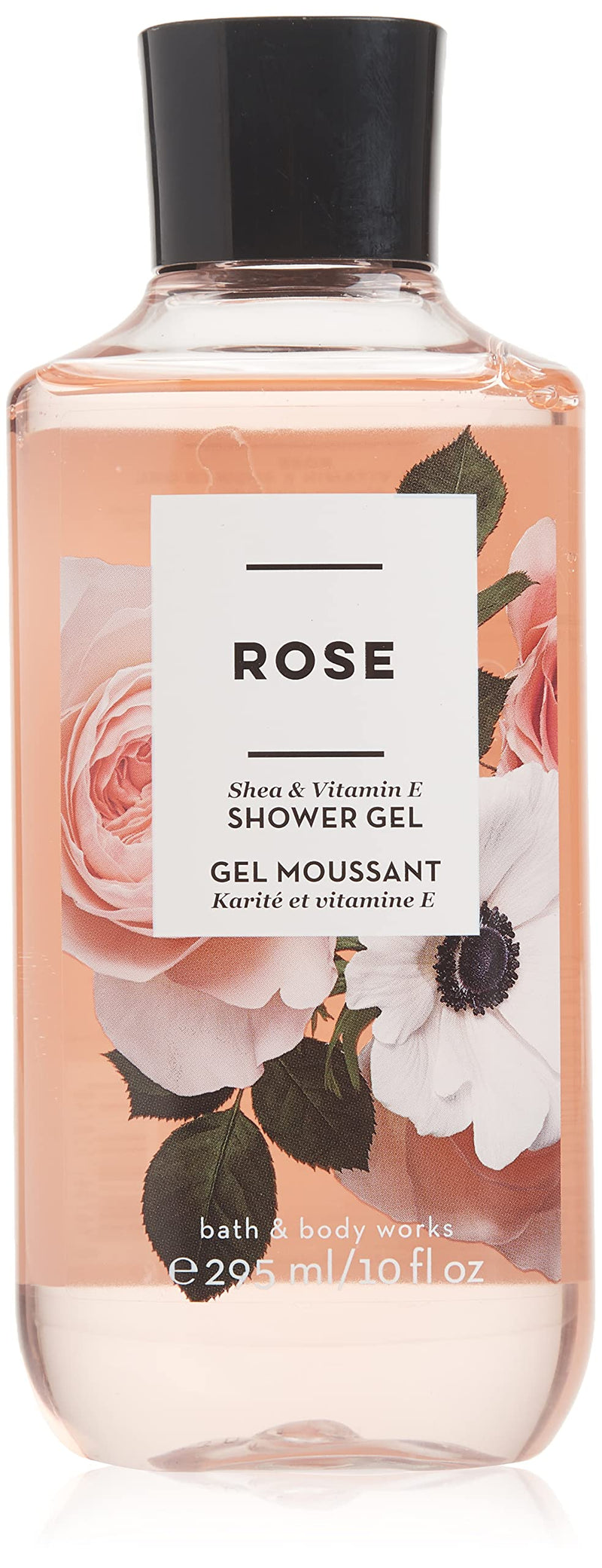 Bath & Body Works Rose Shea & Vitamin E Shower Gel 10 Oz (I0095210) Lemon, Honeysuckle 10 Fl Oz (Pack of 1)