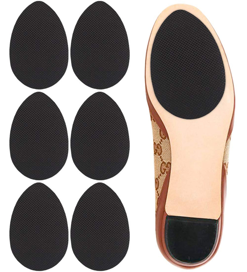 [Australia] - Non-Slip Shoes Pads Adhesive Shoe Sole Protectors, High Heels Anti-Slip Shoe Grips (Black - 3 Pairs) Black - 3 Pairs 