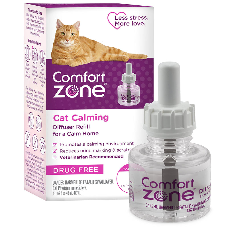 Comfort Zone Cat Calming Diffuser Refills: 1 Pack - PawsPlanet Australia