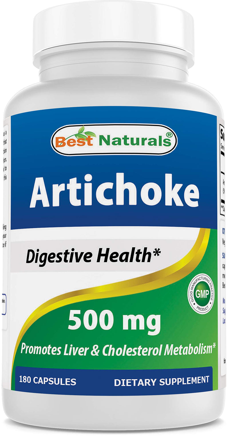 [Australia] - Best Naturals Artichoke Extract 10000 mg Equivalent - 3rd Party Lab tested - 180 Capsules 