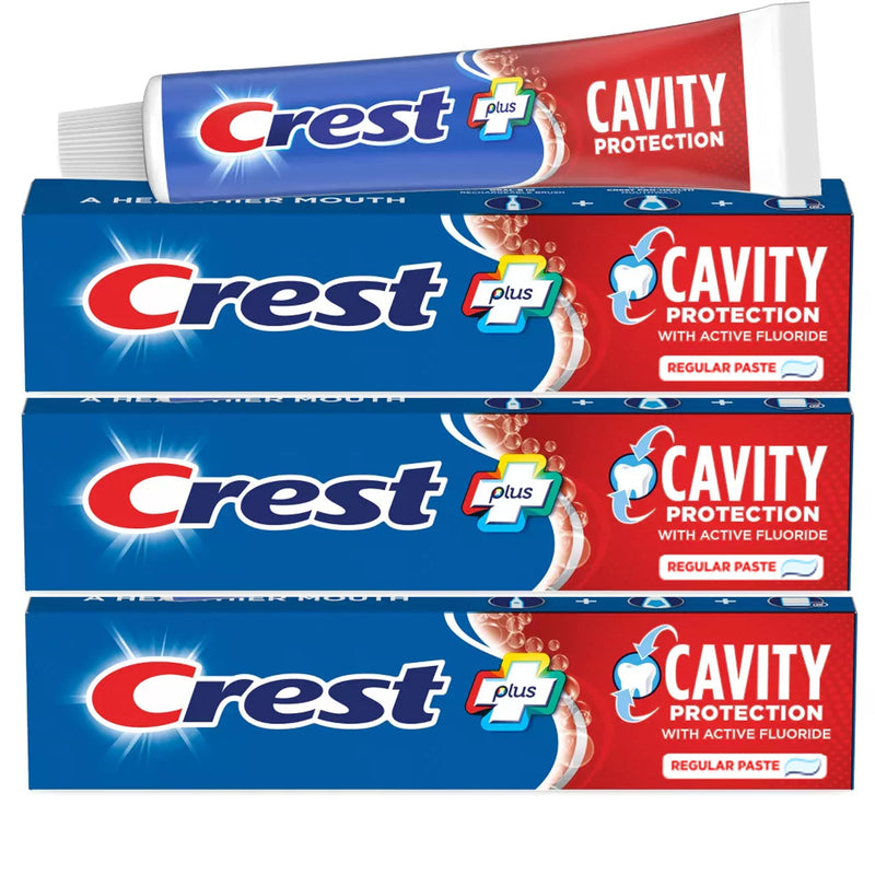 [Australia] - Crest Cavity Protection Regular Toothpaste 8.2 oz (232g) - Pack of 3 
