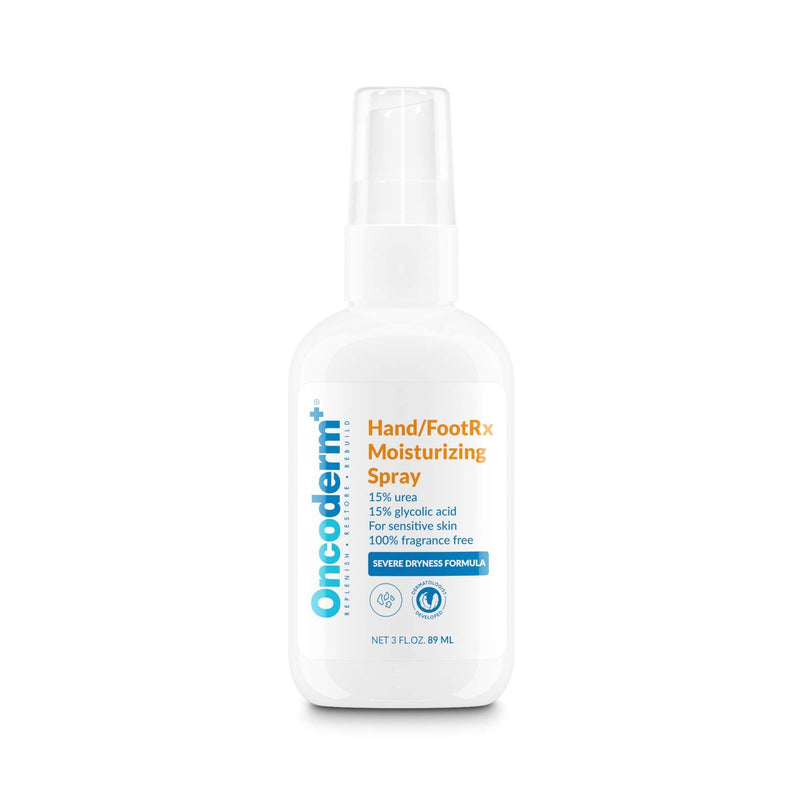 [Australia] - Oncology Skin Care - Hand & FootRx Moisturizing Spray. Skin Care for People Living with Cancer. Great Gift for Chemo Patient. Designed by Oncologists and Dermatologists. Chemo Skin Care (3 Fl Oz) 