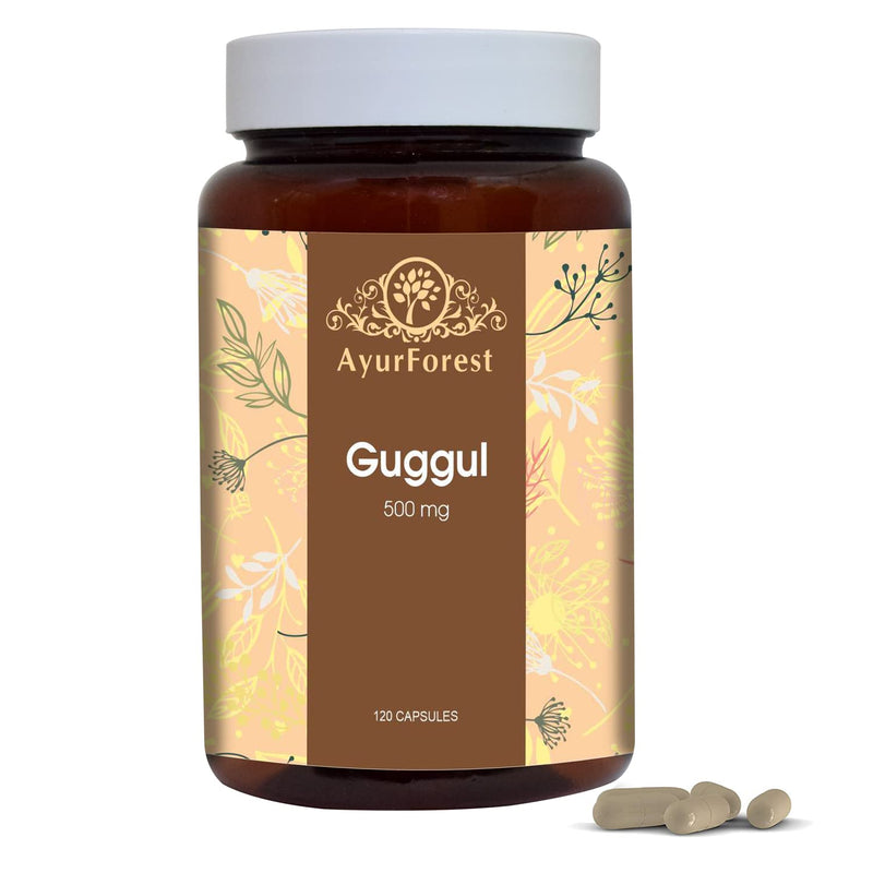 [Australia] - Guggul Vegie Capsule with Arjuna Extract 120 Count 1000 mg 120 Count (Pack of 1) 
