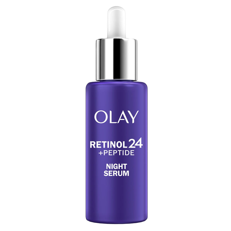 Olay Retinol 24 MAX Night Smoothing Serum, Fragrance – Free, 1.3 Oz 1.35 Fl Oz (Pack of 1)