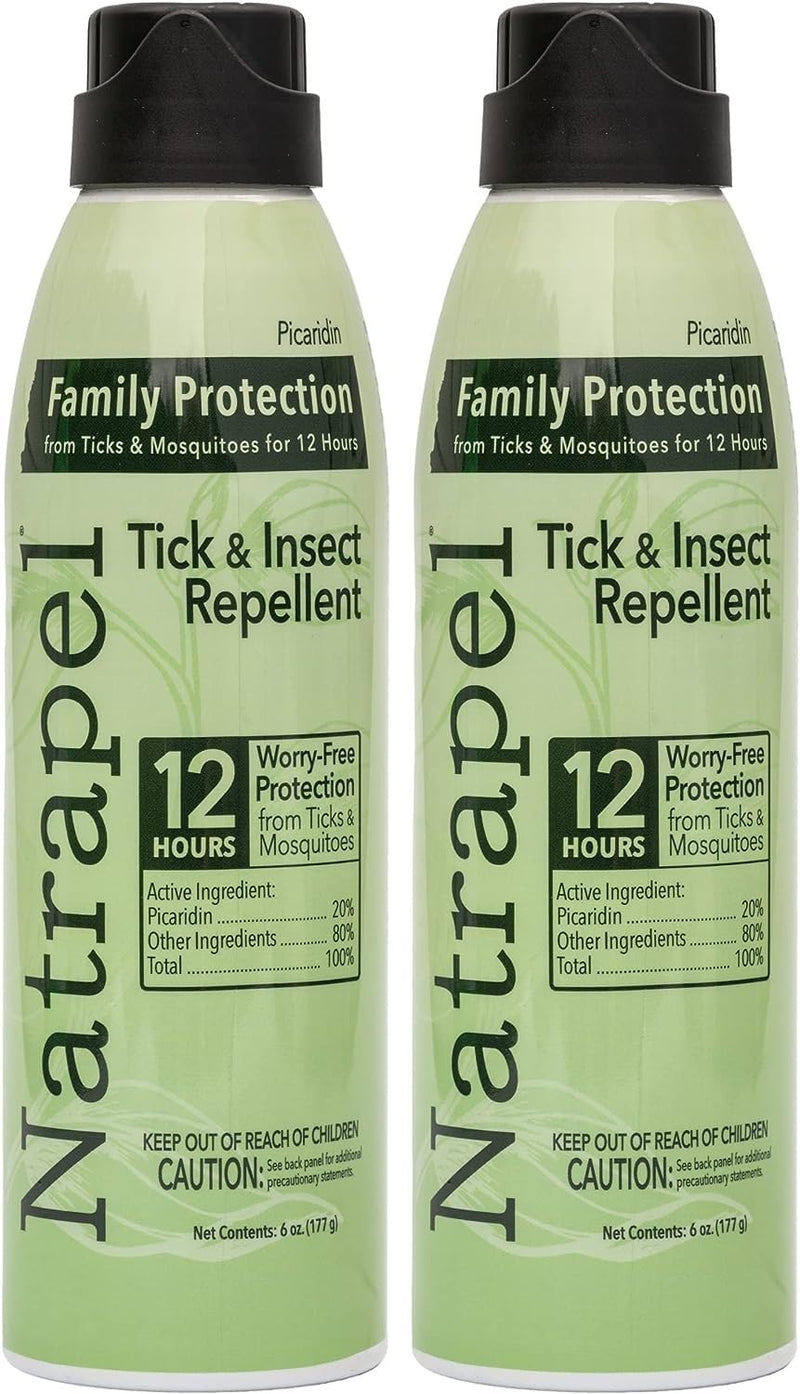 [Australia] - Natrapel Tick & Insect Repellent Eco-Spray - Bug Spray with 20% Picaridin - Family Protection Against Mosquitoes, Ticks & More - Up to 12 Hours of Protection - 6 oz (2 Pack) 6 Ounce ( Pack of 2) 