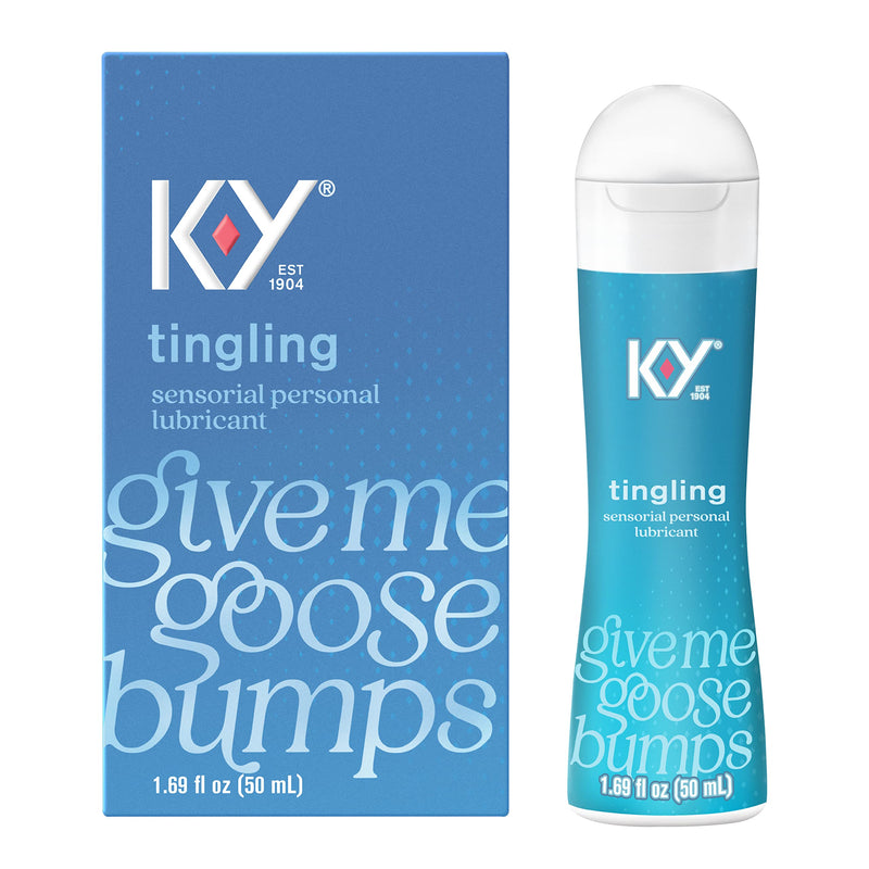 [Australia] - K-Y Tingling Water Based Lube, Sensorial Personal Lubricant, 1.69 fl oz 