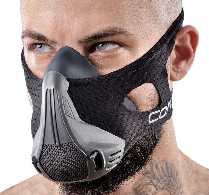 [Australia] - Workout Mask Breathing Mask for Men and Women - Adjustable Resistance Levels - Increase Lung Capacity and Endurance - Ideal for Jogging, Sports, Cycling, Fitness 