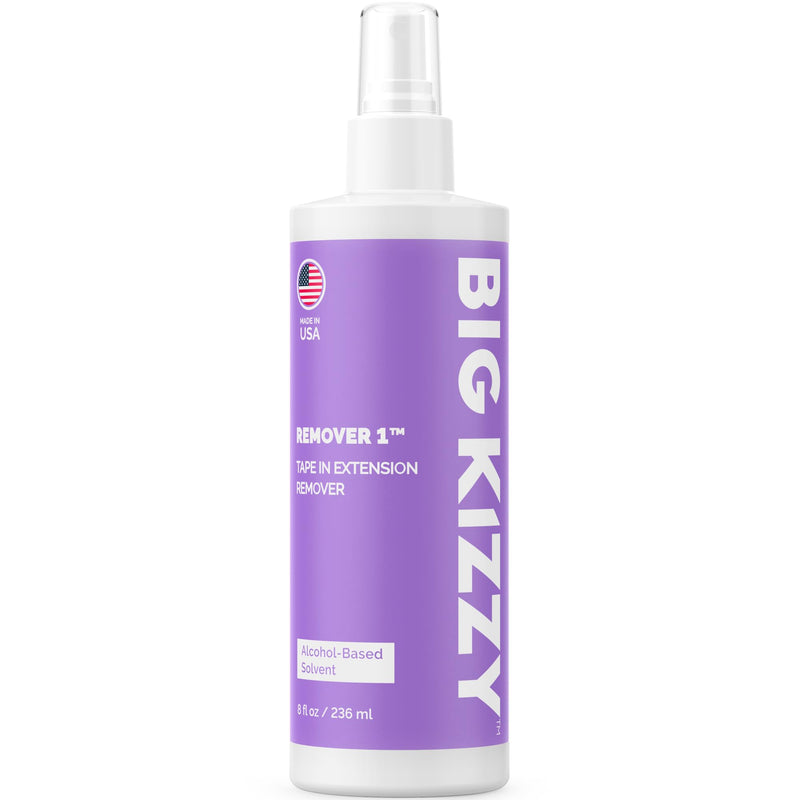 [Australia] - Big Kizzy Tape in Extension Remover Spray - Remover 1 (8oz) - Fastest and Easiest Tape In Remover - Compatible with all Human Hair Extension Tape 