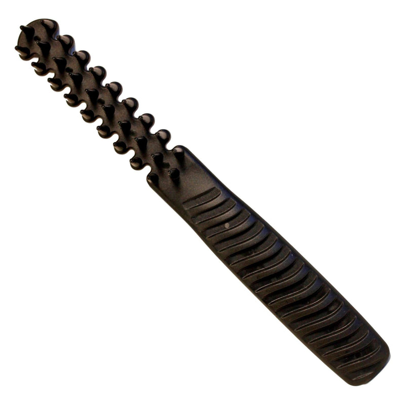 Hair Brush Comb Hybrid For Women Men Girls Boys Thick Curly Fine Short Long Hair Beards Toddler Kids Dog Grooming Tool Blow Drying Wet Dry 3/4 Inch Professional Use Detangler (Black) Black