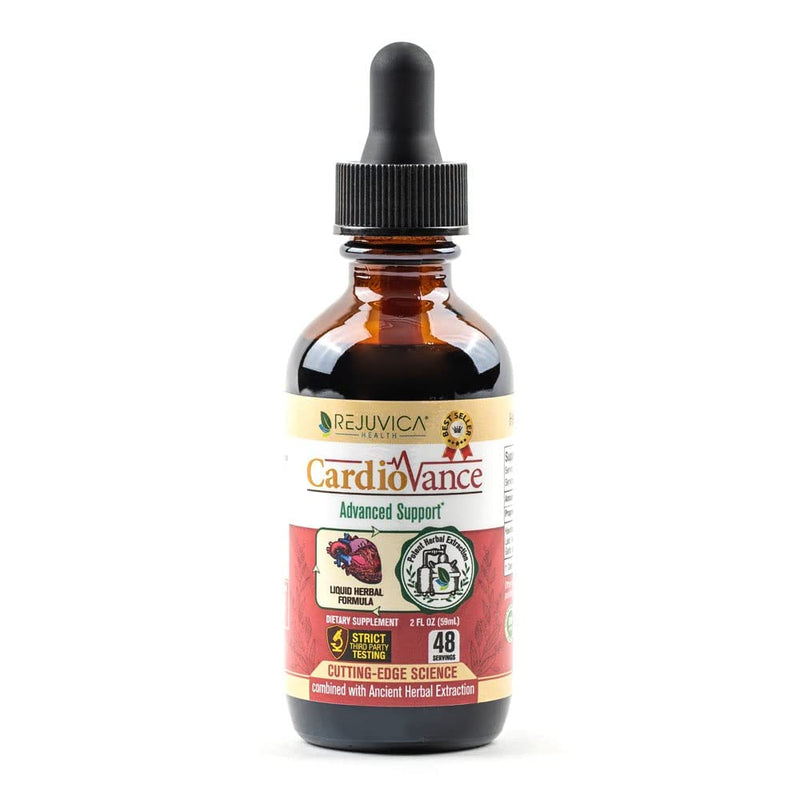 [Australia] - Rejuvica Health CardioVance - Heart Support Supplement - Liquid Delivery for Better Absorption - Hawthorne, Hibiscus, Arjuna, Olive Leaf & More! 1 