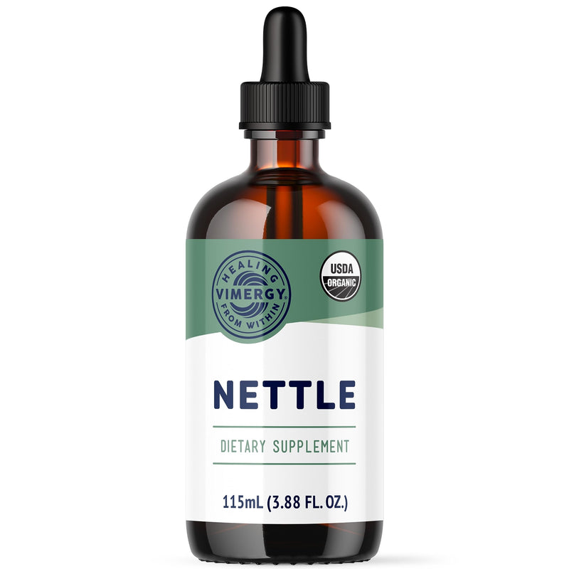 [Australia] - Vimergy Organic Nettle Leaf Extract, 57 Servings – Potent 10:1 Extract Liquid Drops – Supports Immune System Health – Supports Joint Health - USDA Organic, Gluten-Free, Non-GMO, Vegan & Paleo (115 ml) 