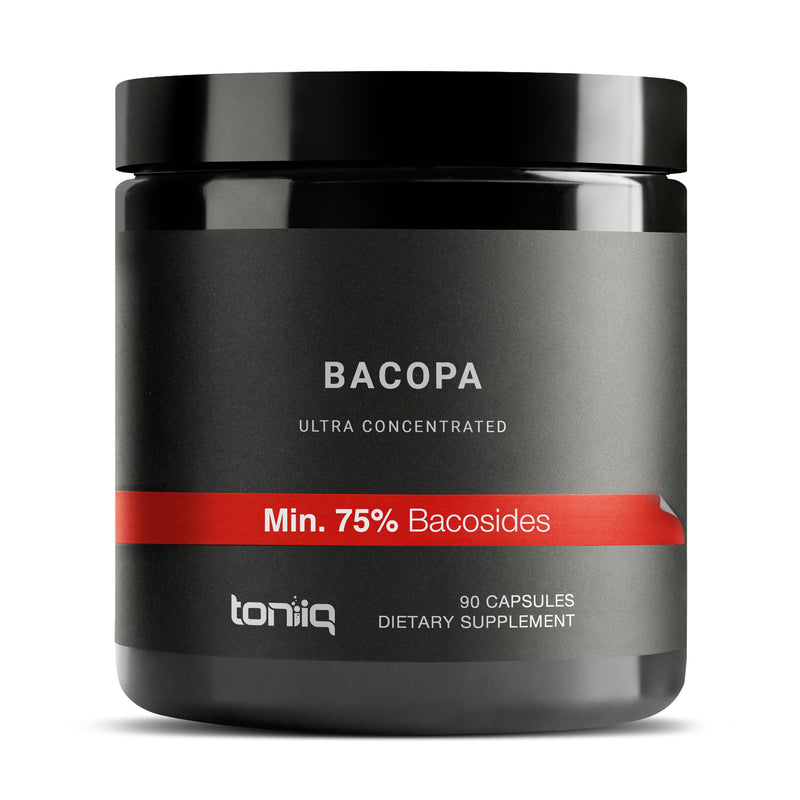 [Australia] - Bacopa - Ultra High Potency 45:1 Extract with 75% Bacosides - Highly Concentrated - Third-Party Lab Tested - 90 Capsules 