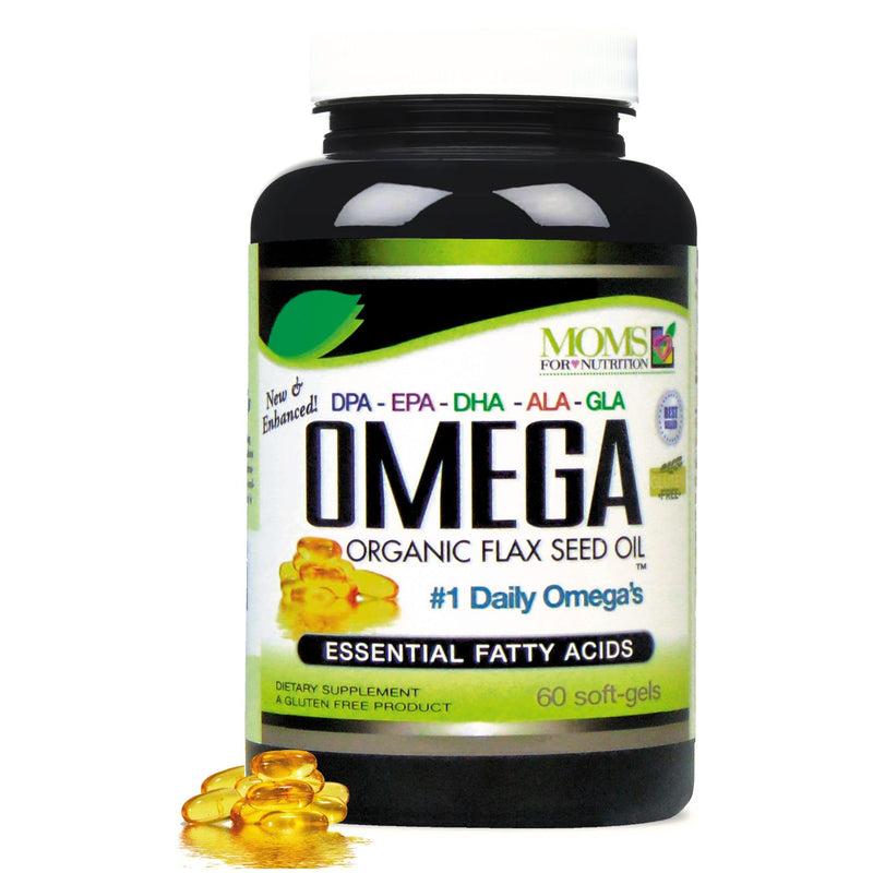[Australia] - Natural Omega 3-6-9 Blend with DPA, EPA, DHA, ALA and GLA and Organic Flax Seed Oil Plus Wild Caught Natural Fish Oil - Over 2,800 Milligram Strength - Gluten Free - Made in The USA - 60 SoftGels 1 