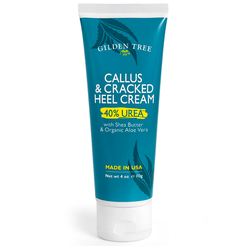 Urea Cream 40 Percent for Feet Maximum Strength Cracked Heel Treatment Foot Cream for Calluses and Dry Feet, Enriched with Shea Butter & Aloe for Moisturizing, Made in USA 40% Urea Cream