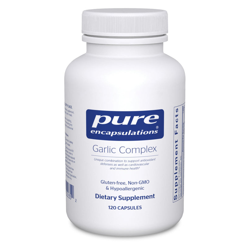 [Australia] - Pure Encapsulations Garlic Complex | Supplement to Support Antioxidant Defenses, Immune Health, and The Cardiovascular System* | 120 Capsules 