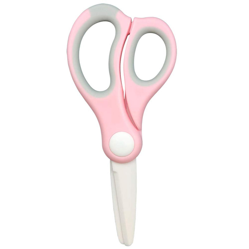 [Australia] - Baby Food Scissors Ceramic，Portable Baby Food Scissors without BPA With Box And Dust Cover (Pink) Pink 