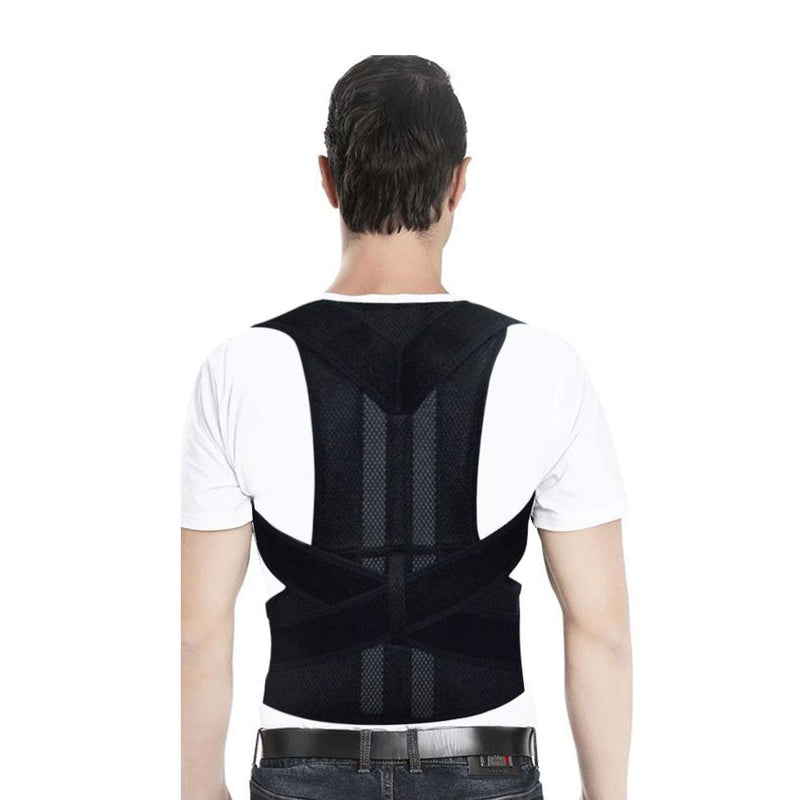 Posture Corrector for Men and Women Adjustable Posture Brace Provides Lumbar & Back Support Shoulder and Clavicle Lower and Upper Back Kyphosis Posture Device.Corrects Slouching & Bad Posture (M) Medium
