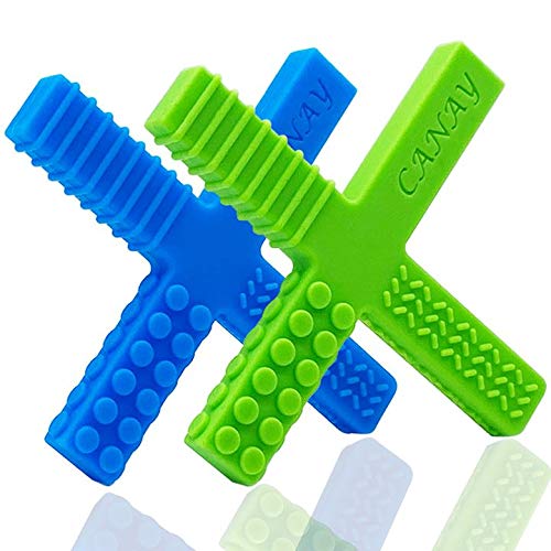 [Australia] - Xtra Tough Sensory Chew Stick Toys for Kids, Boys & Girls – Designed for Autism, Teething, Chewing, ADHD, SPD, Oral Motor Needs – for Moderate & Aggressive Chewers (2 Pack) 
