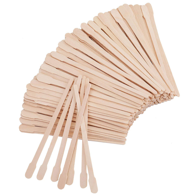 [Australia] - Hedume 2000 Pack Wax Spatulas Whaline Wood Waxing Applicator Sticks Small for Hair Removal Eyebrow Body 