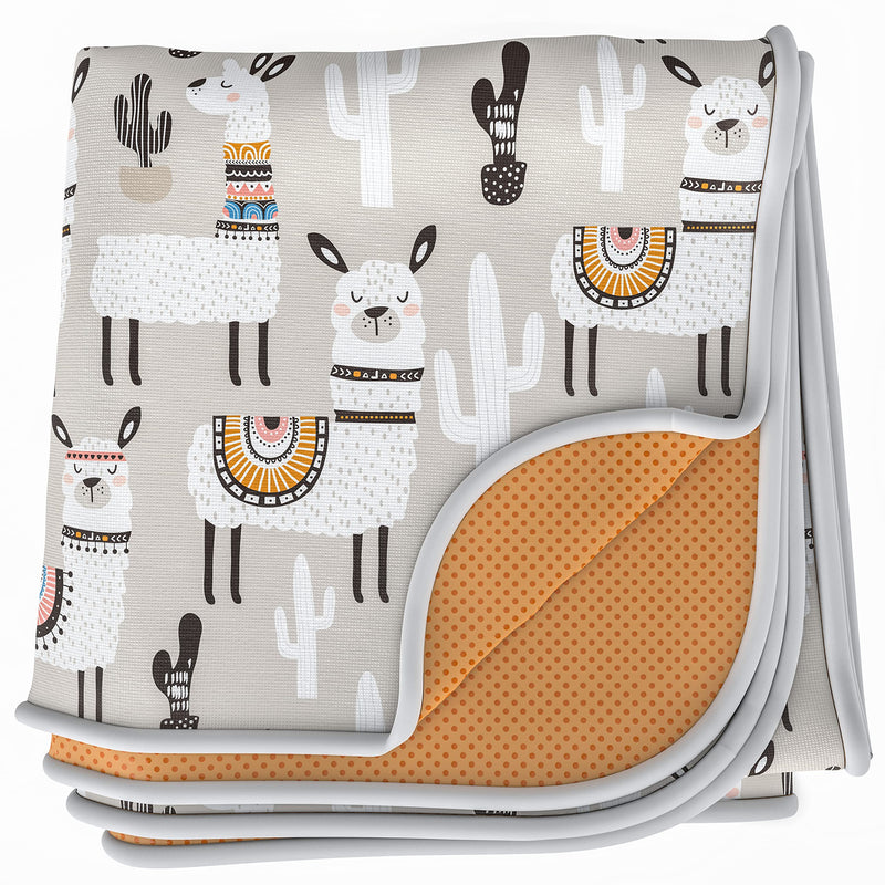 [Australia] - BABYBOET Splat Mat for Baby – Under High Chair Floor Mat Protects Wood, Vinyl and Carpet from Spills – Waterproof 4 Layer Baby Mat with Anti-Skid Backing Deters Bunching and Sliding (51” x 51”) Grey Alpaca 