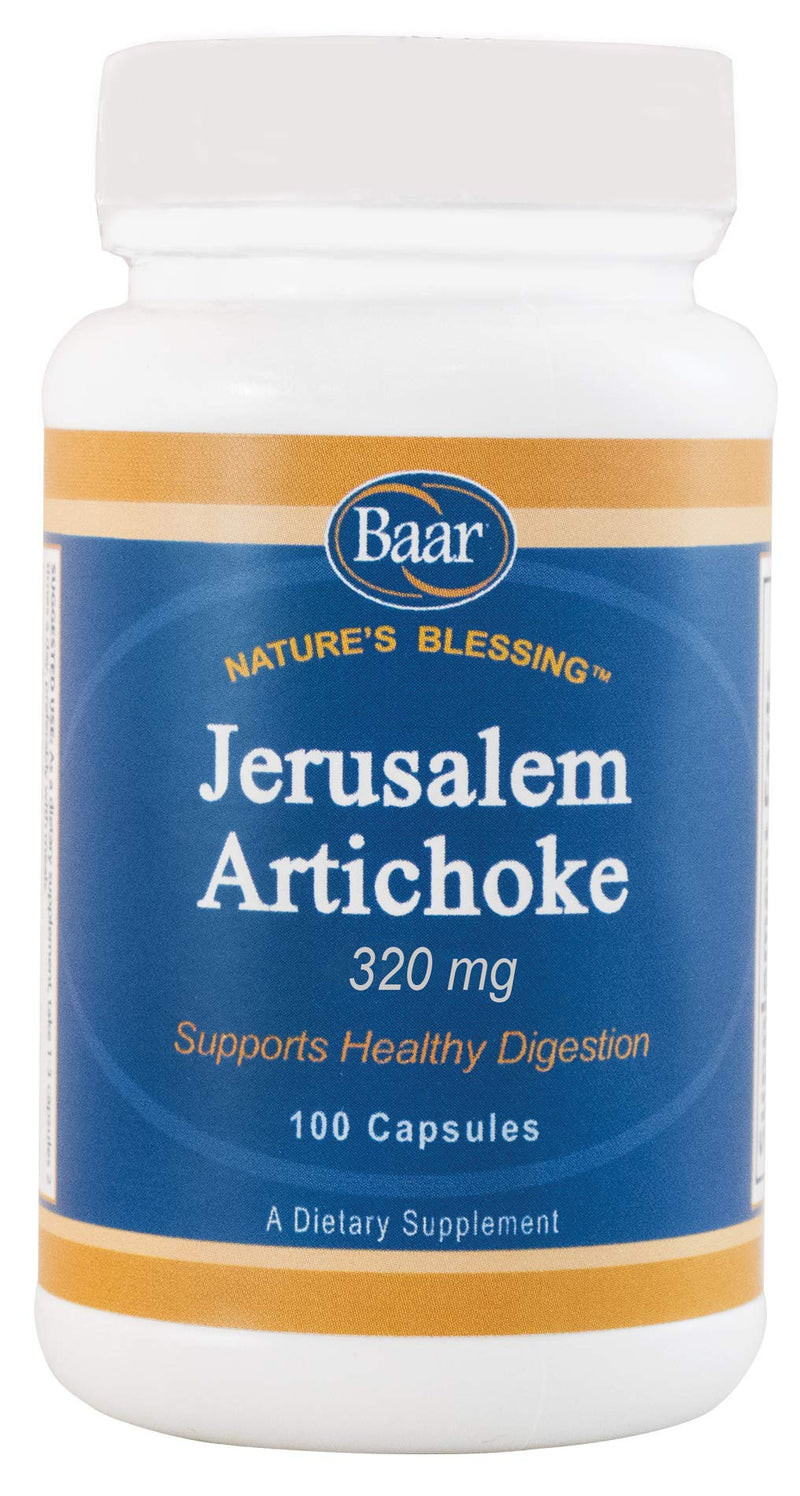 [Australia] - Baar Organic Jerusalem Artichoke, 320 mg, 100 Capsules 