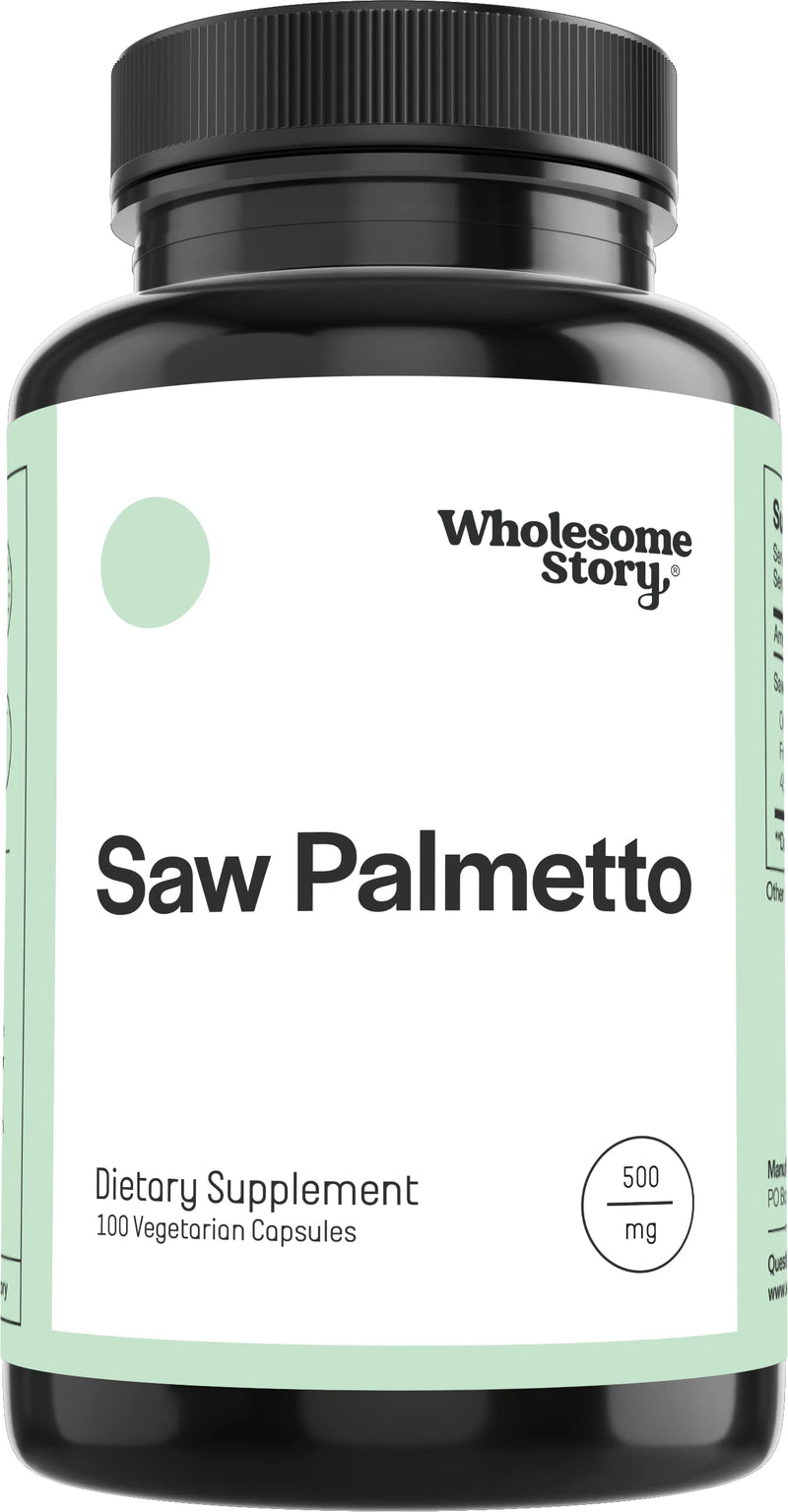 [Australia] - Saw Palmetto for Women and Men | Saw Palmetto Supplement Extract | Hormonal Balance, Urinary Health & Androgen Support | Saw Palmetto for Men Prostate | Saw Palmetto Capsules 500mg | 100 Day Supply 