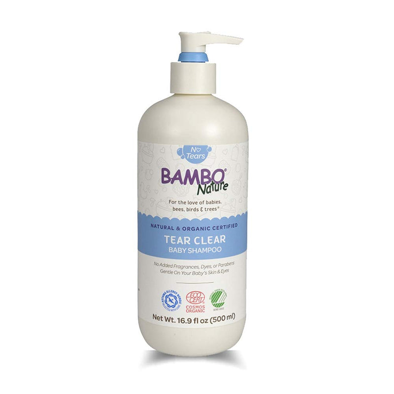[Australia] - Bambo Nature Tear Clear Baby Shampoo, 16.9 fl oz Bottle, 1 Count 16.9 Fl Oz (Pack of 1) 