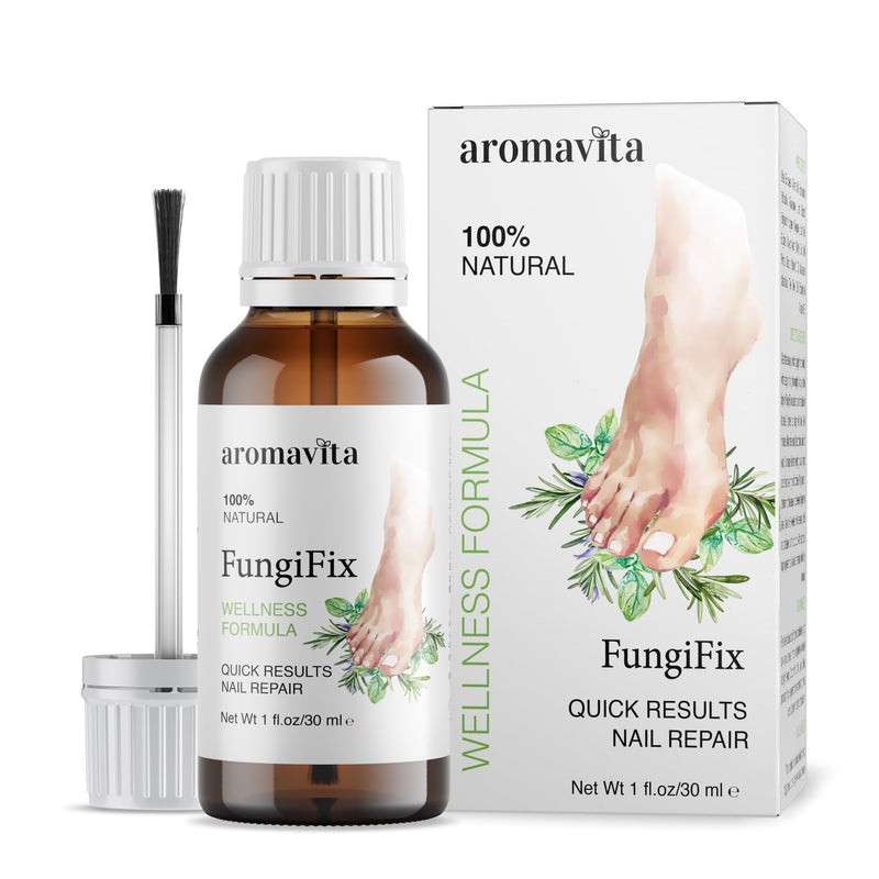 FungiFix Nail & Cuticle Oil Blend, Oregano, Tea Tree & Vitamin E, 1 fl oz | 7-in-1 Natural Oils with Oregano, Tea Tree & Vitamin E nourish nails and cuticles for healthy-looking results.