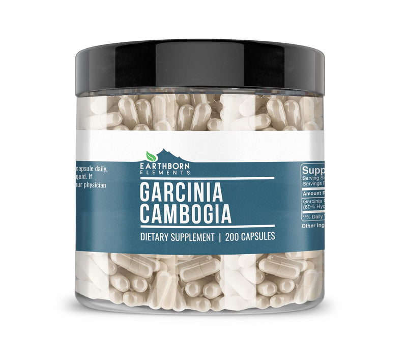 [Australia] - Earthborn Elements Garcinia Cambogia 200 Capsules, Pure & Undiluted, No Additives 200 Count (Pack of 1) 