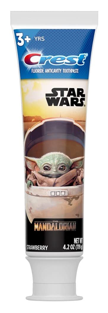 [Australia] - Crest Toothpaste 4.2 Ounce Kids Star Wars Tube (Strawberry) (Pack of 3) Strawberry 4.2 Ounce (Pack of 3) 