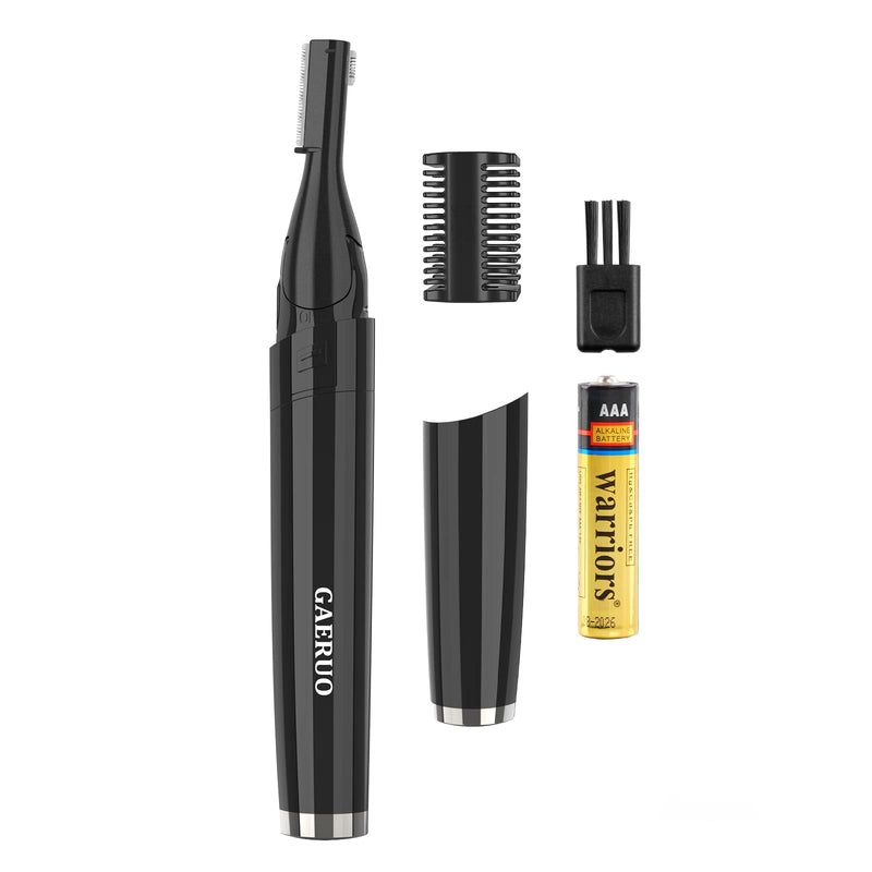[Australia] - Electric Eyebrow Trimmer, Painless Portable Eyebrow Shaper Trimmer Kit for Women Men, Eyebrow Hair Trimmer with Battery for Face Lips Armpit Leg Body 