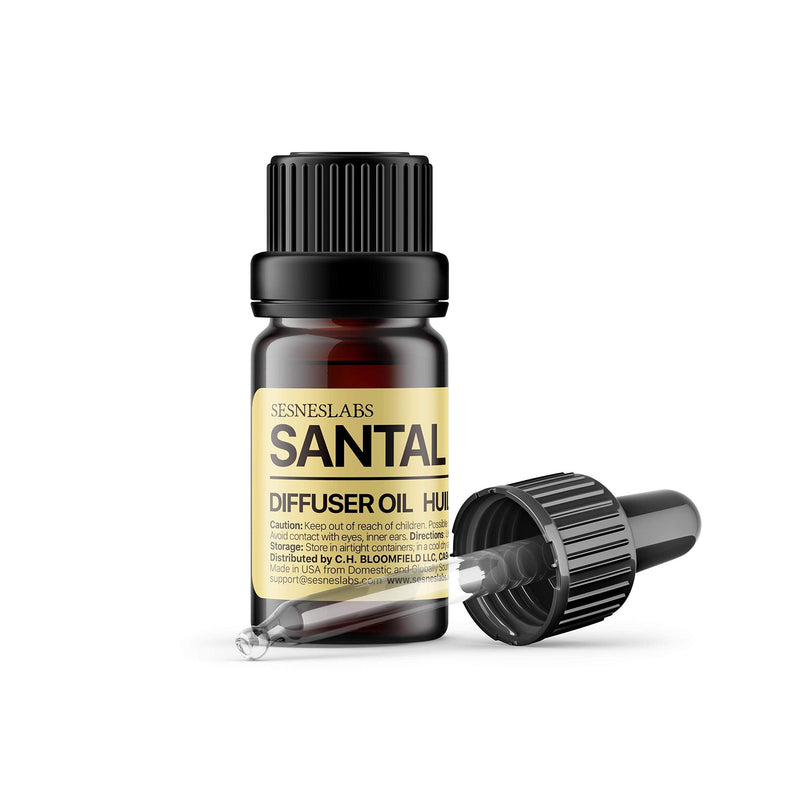 [Australia] - Santal Diffuser Oil, Niche Scent, Amber Coco Vanilla Cedar Sandalwood Musk Essential Oils Blend for Ultrasonic Diffuser Scent Projects(.33 oz/10 ml) 0.33 Fl Oz (Pack of 1) 