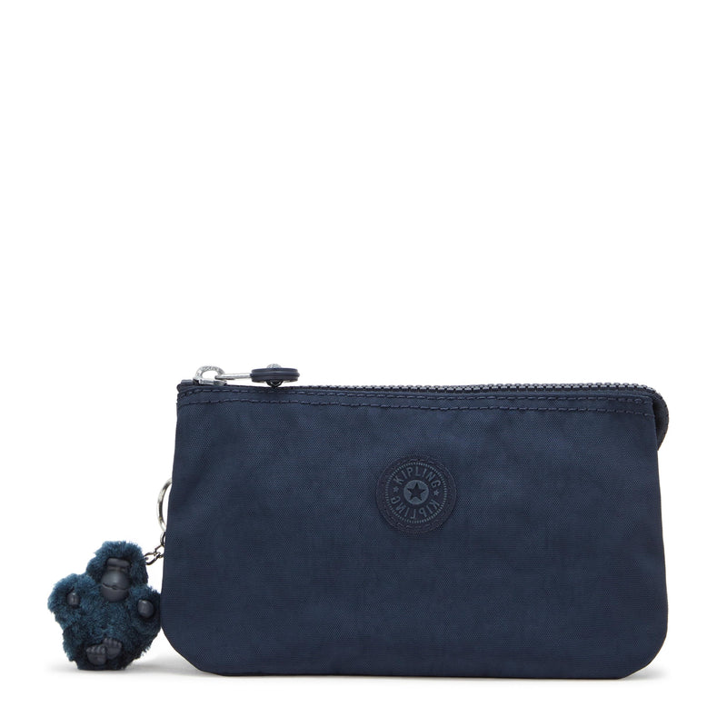 Kipling Women's Creativity Large Pouch, Versatile Cosmetics Kit, Lightweight Travel Organizer BLUE BLEU