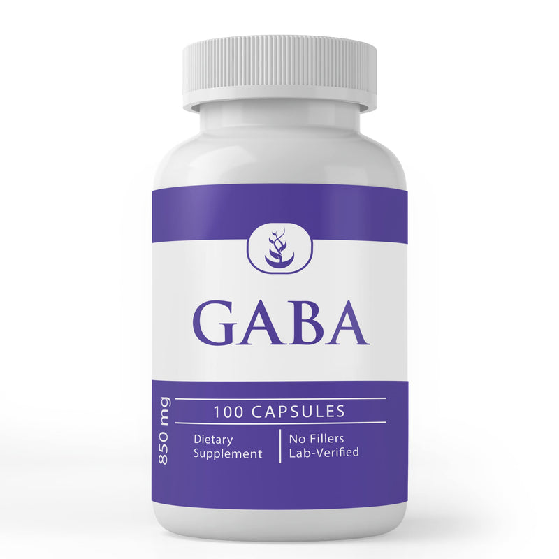 Pure Original Ingredients GABA, (100 Capsules) Always Pure, No Additives or Fillers, Lab Verified 100 Count (Pack of 1)