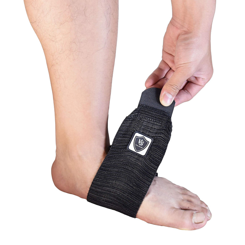 Vital Salveo- Adjustable Brace Arch Support Straps, PlantarFasciitis, for Men Women, Running, Soccer, Football, Workout (Pair) /3"* 11.5" Arch 3"*11.5"(Pair)