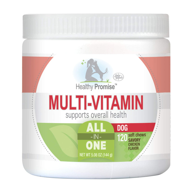 Four Paws Healthy Promise Dog Multivitamin Soft Chews 120 Count - PawsPlanet Australia