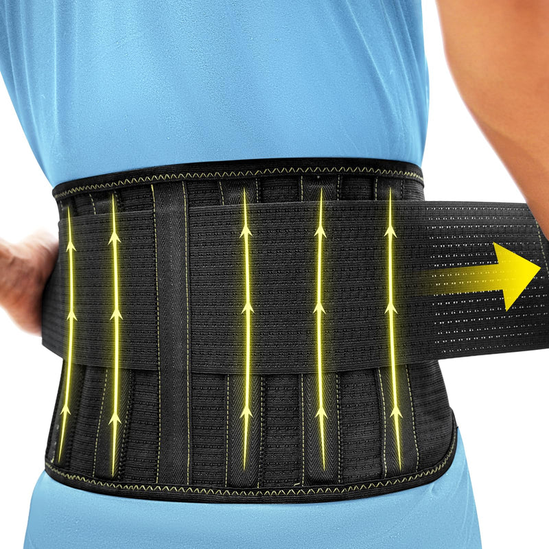 [Australia] - ZOYER Back Brace for Men Lower Back for Pain Relief of Lumbar/Waist, Back Support Belt with Lumbar Splints for Herniated Disc, Sciatica, Scoliosis X-Large 