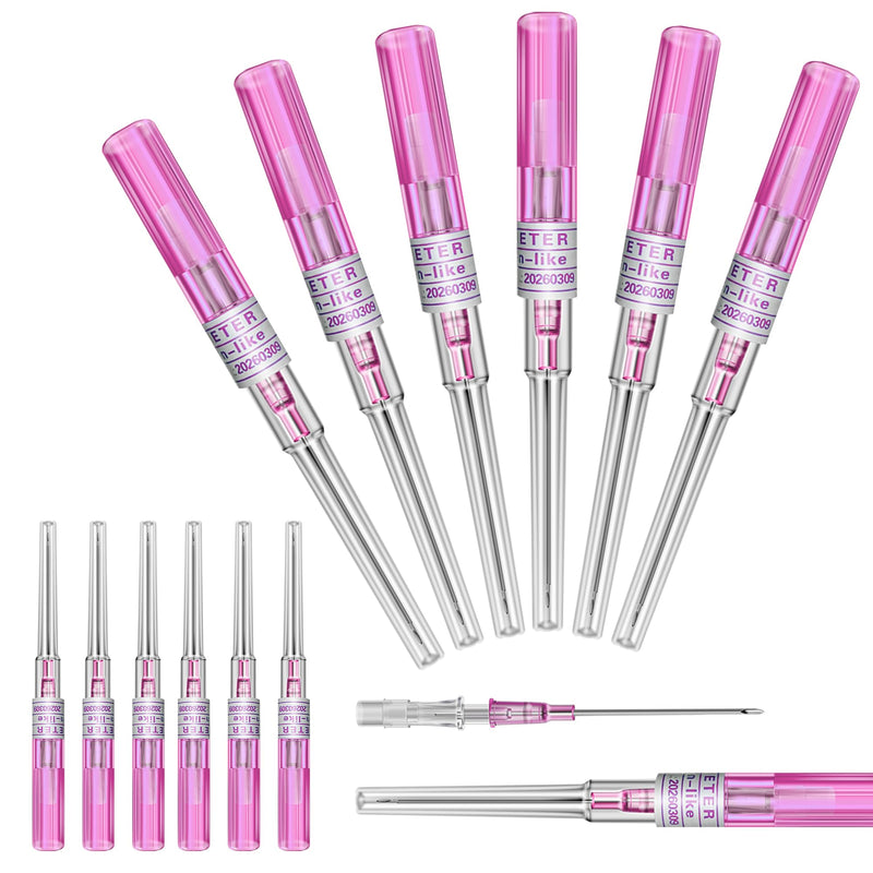 [Australia] - combofix 20G IV Catheter Piercing Needles - 6pcs Piecring Needles Catheter Hollow Needles for Ear, Nose, Navel, Nipple, Lip - Professional Quality for Piercing Tool SuppliesÔºà20G 20G-6Pcs 