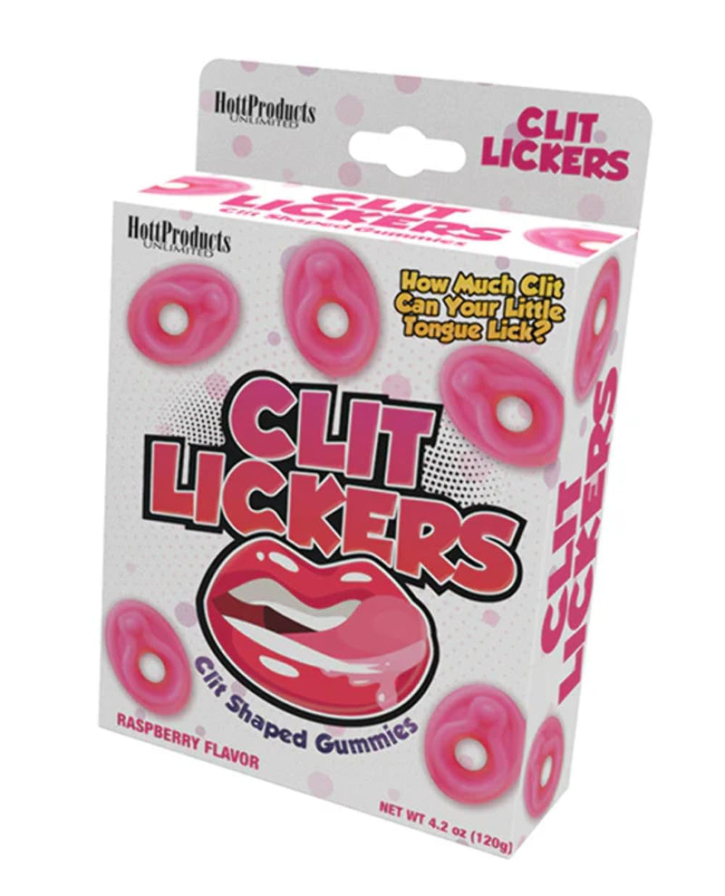 [Australia] - Clit Lickers Clitoral Shaped Gummies - How Much Clit Can Your Little Tongue Lick? - Raspberry Flavor 
