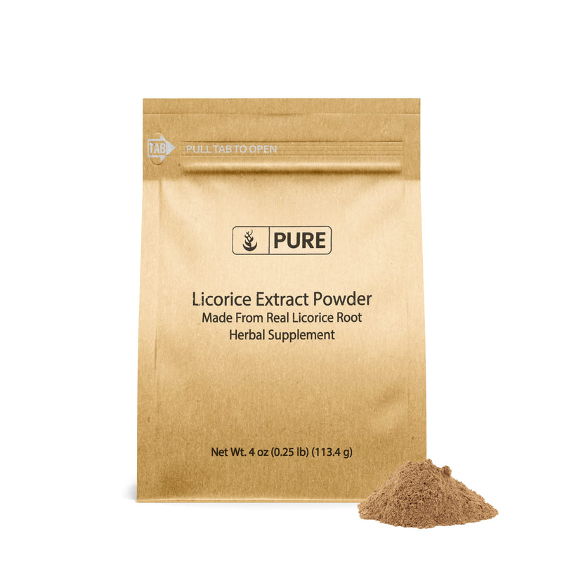 [Australia] - Pure Original Ingredients Licorice Extract (4oz) Non-GMO, Mulethi Powder 4 Ounce (Pack of 1) 