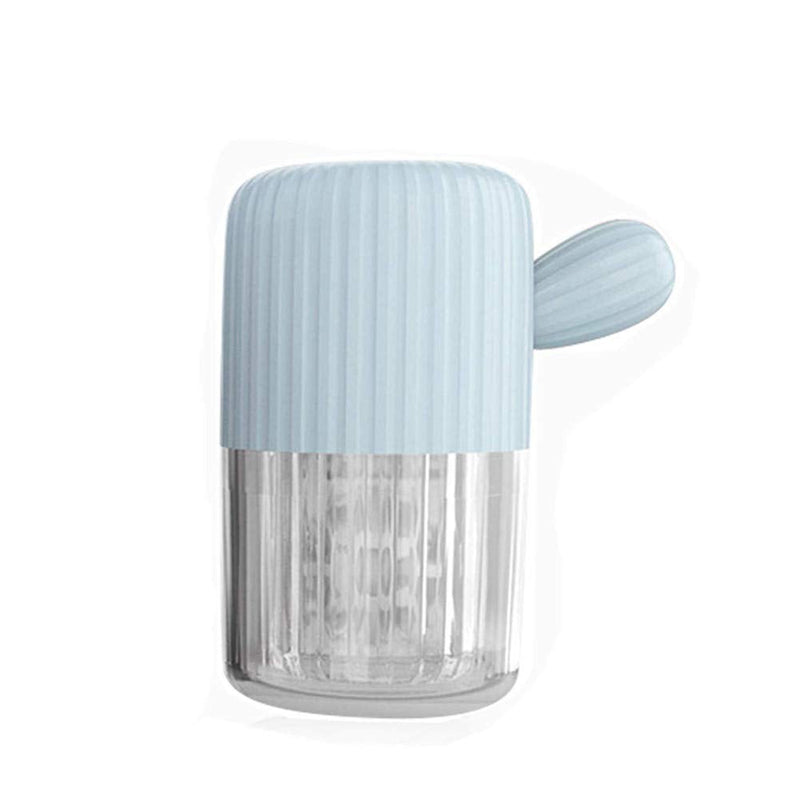 [Australia] - MUDOR Portable Contact Lens Cleaner Machine - Contact Lens Washer with Drawstring for Daily Care Fast Cleaning Soft and Hard Contact Lenses (Quiet Blue) Quiet Blue 