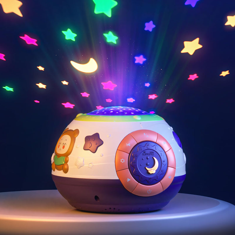 [Australia] - TUMAMA Baby Toy Gifts for Newborn, Toddlers Night Light Star Projector, Baby Sleep Soother Sound Machine, Talking Baby Toys 