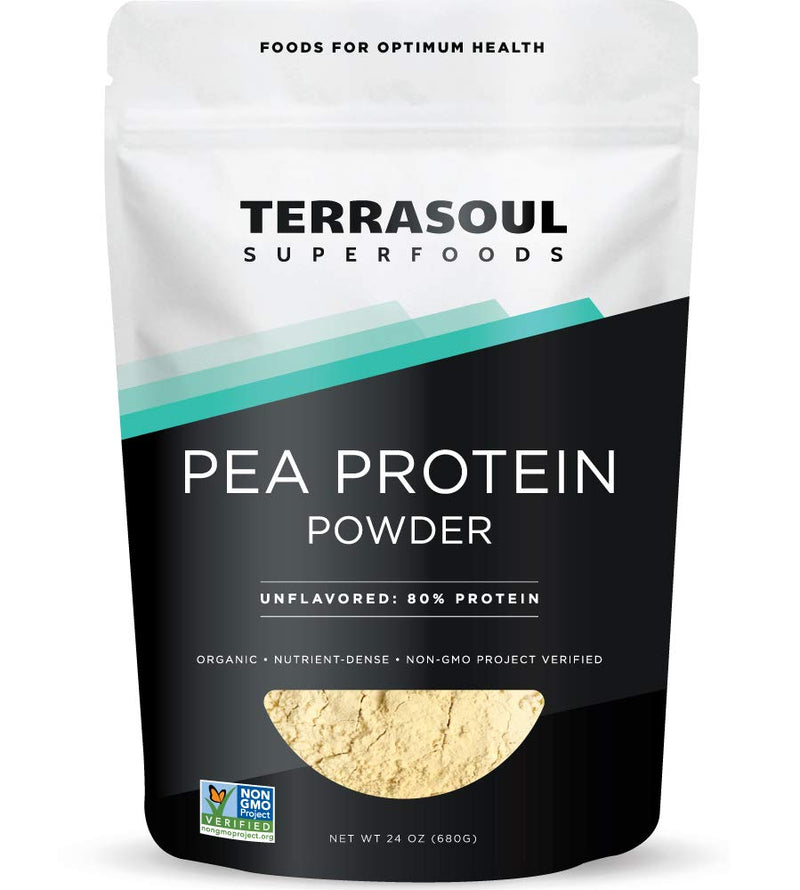 [Australia] - Terrasoul Superfoods Organic Pea Protein, 1.5 Lbs - European Sourced | Unflavored | Smooth Texture 