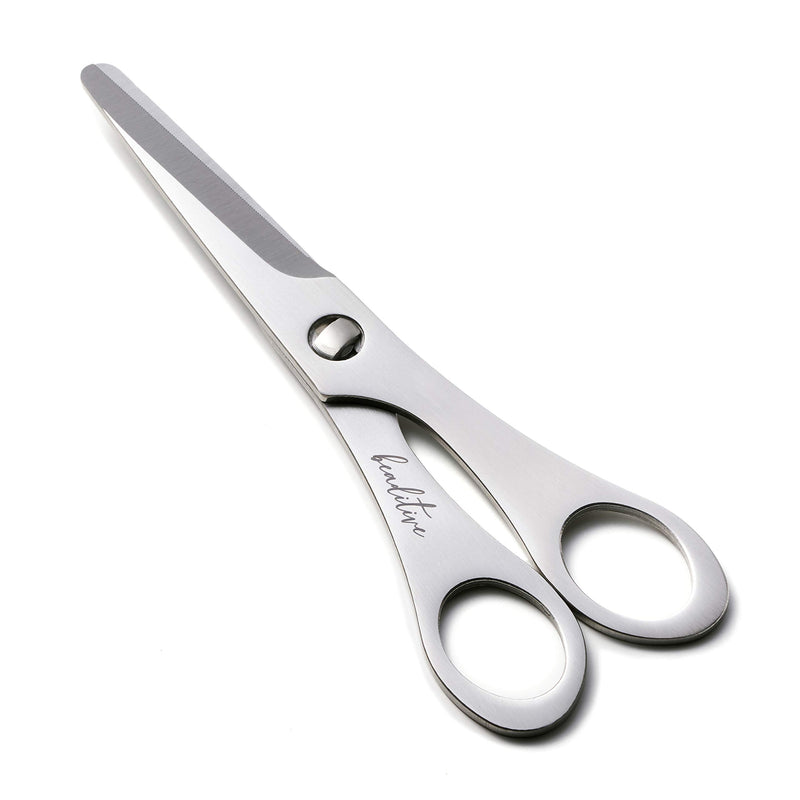 [Australia] - Beaditive Baby Food Scissors - Stainless Steel Toddler Food Cutter with Serrated Blade and Blunt Tip for Safety - Dishwasher Safe Baby Food Shears for Cutting Tiny Bites with Portable Travel Case 
